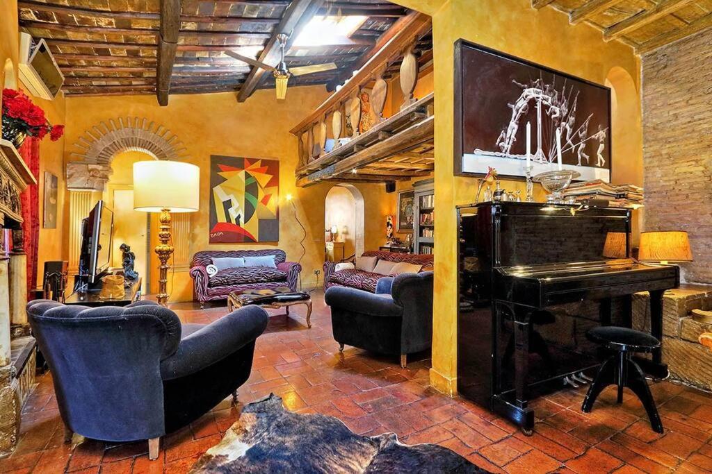 Spectacular Luxury Flat In Trastevere Rom Eksteriør billede
