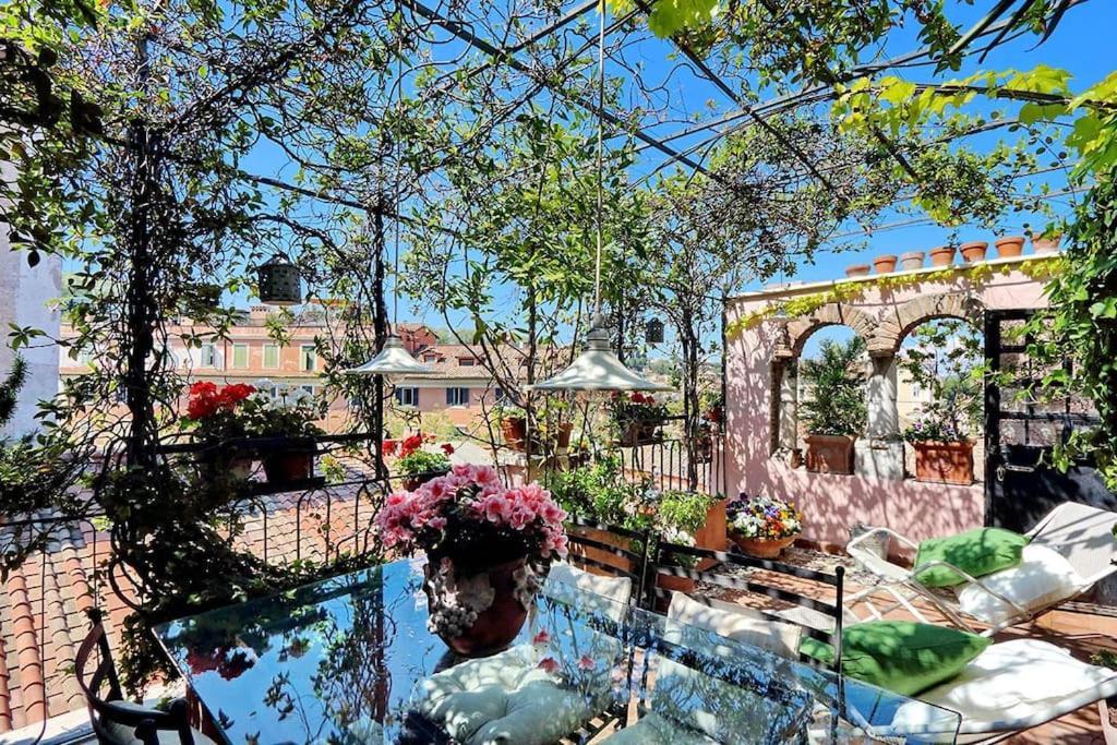 Spectacular Luxury Flat In Trastevere Rom Eksteriør billede