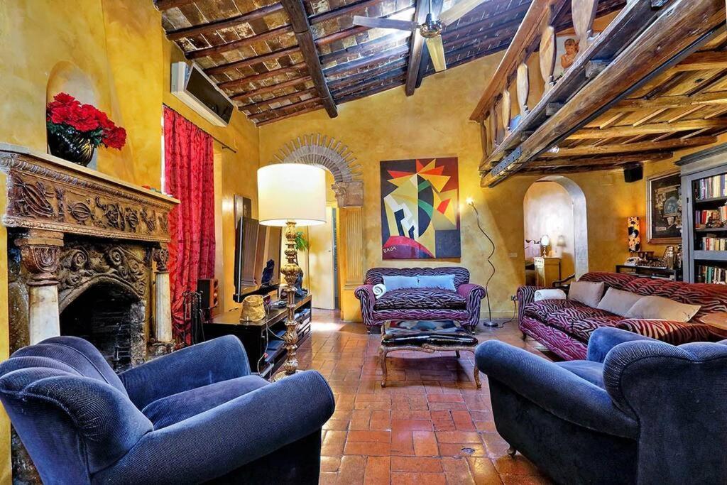 Spectacular Luxury Flat In Trastevere Rom Eksteriør billede
